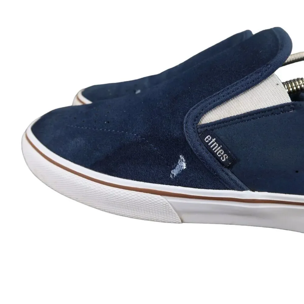 Etnies Shoes Mens 9 Sneakers Marana Slip On Casual Leather Skate Active Blue Low
